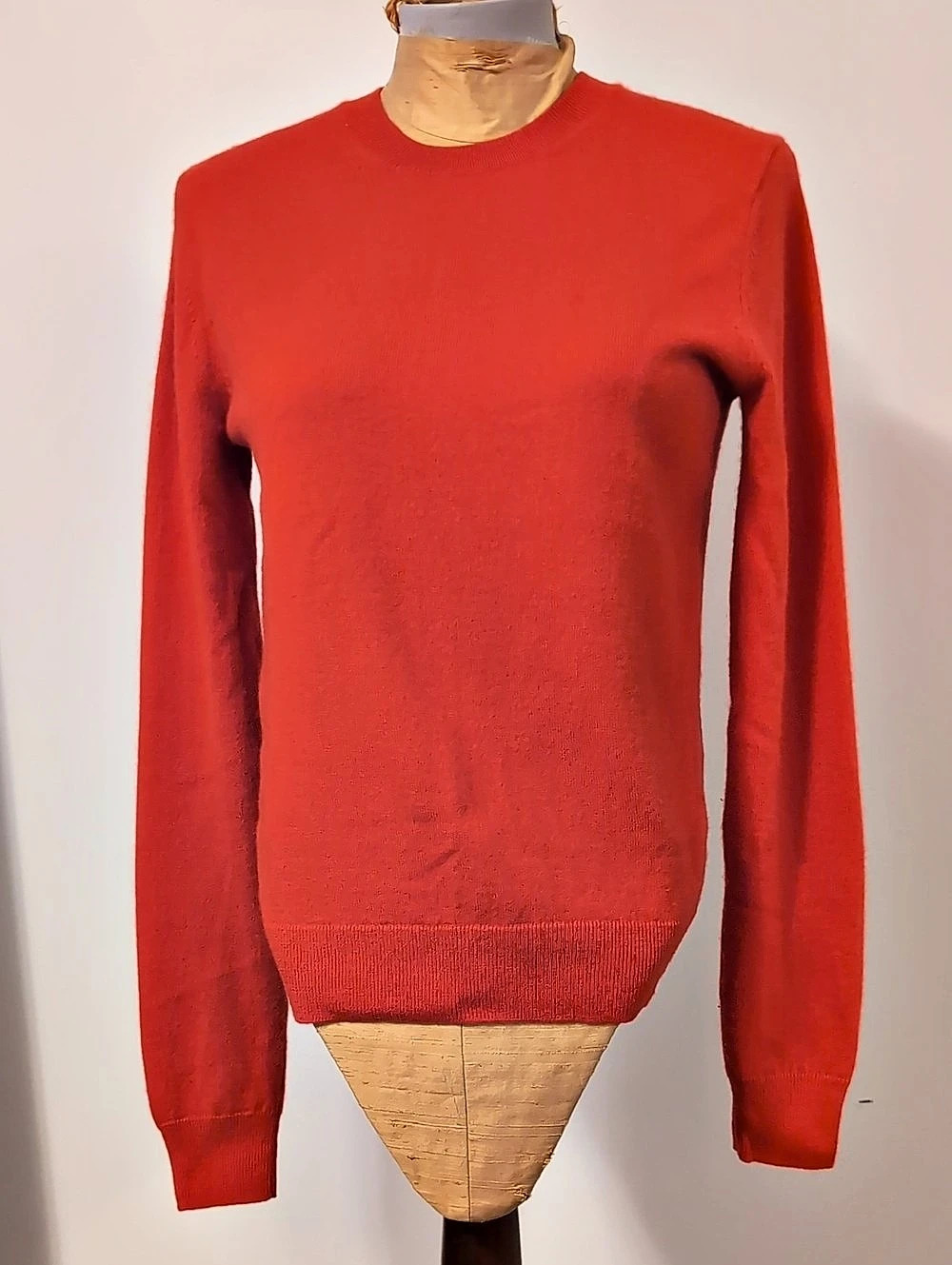 Uniqlo Cashmere Crew Neck Sweater Red Small